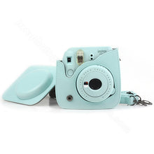 Load image into Gallery viewer, Quality PU Leather Camera Case for Fujifilm Instax Mini 9 Mini 8 Instant Film Camera, 5 Colors Protector Bag with Shoulder Strap