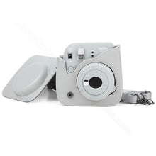 Load image into Gallery viewer, Quality PU Leather Camera Case for Fujifilm Instax Mini 9 Mini 8 Instant Film Camera, 5 Colors Protector Bag with Shoulder Strap