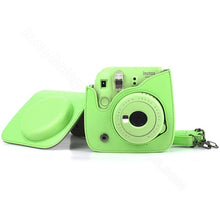 Load image into Gallery viewer, Quality PU Leather Camera Case for Fujifilm Instax Mini 9 Mini 8 Instant Film Camera, 5 Colors Protector Bag with Shoulder Strap